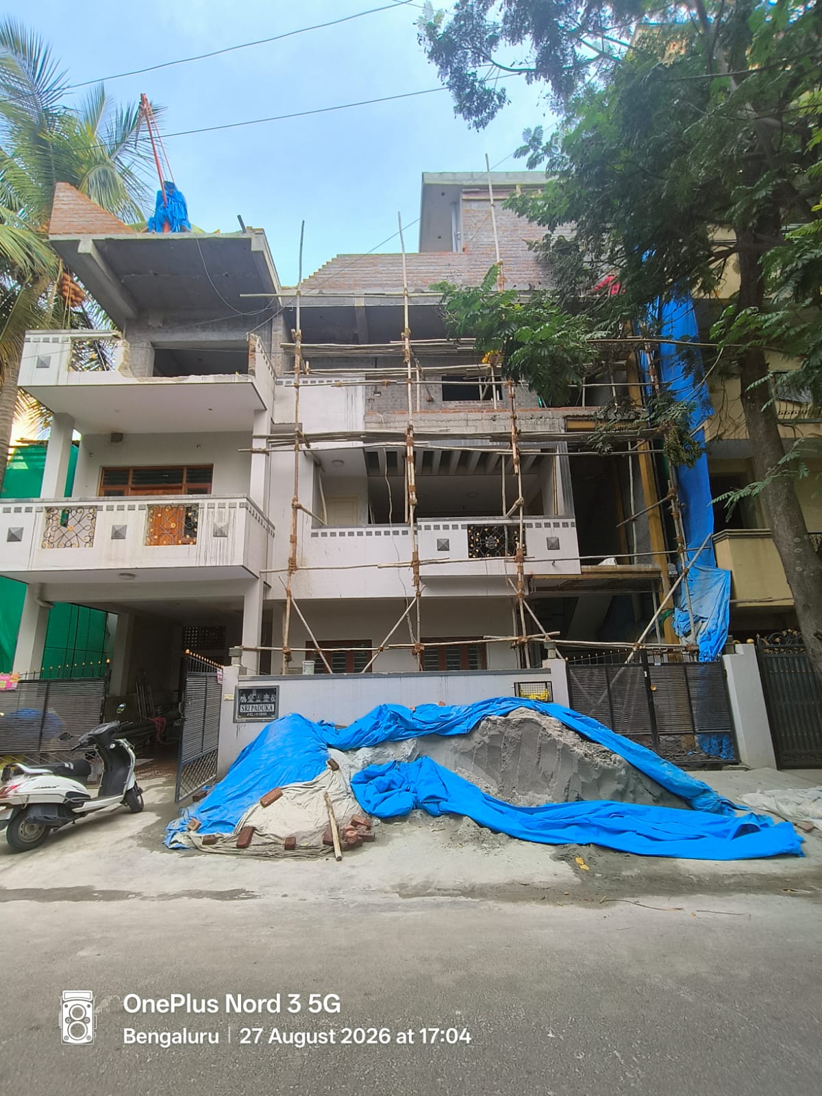 Residential construction project photograph