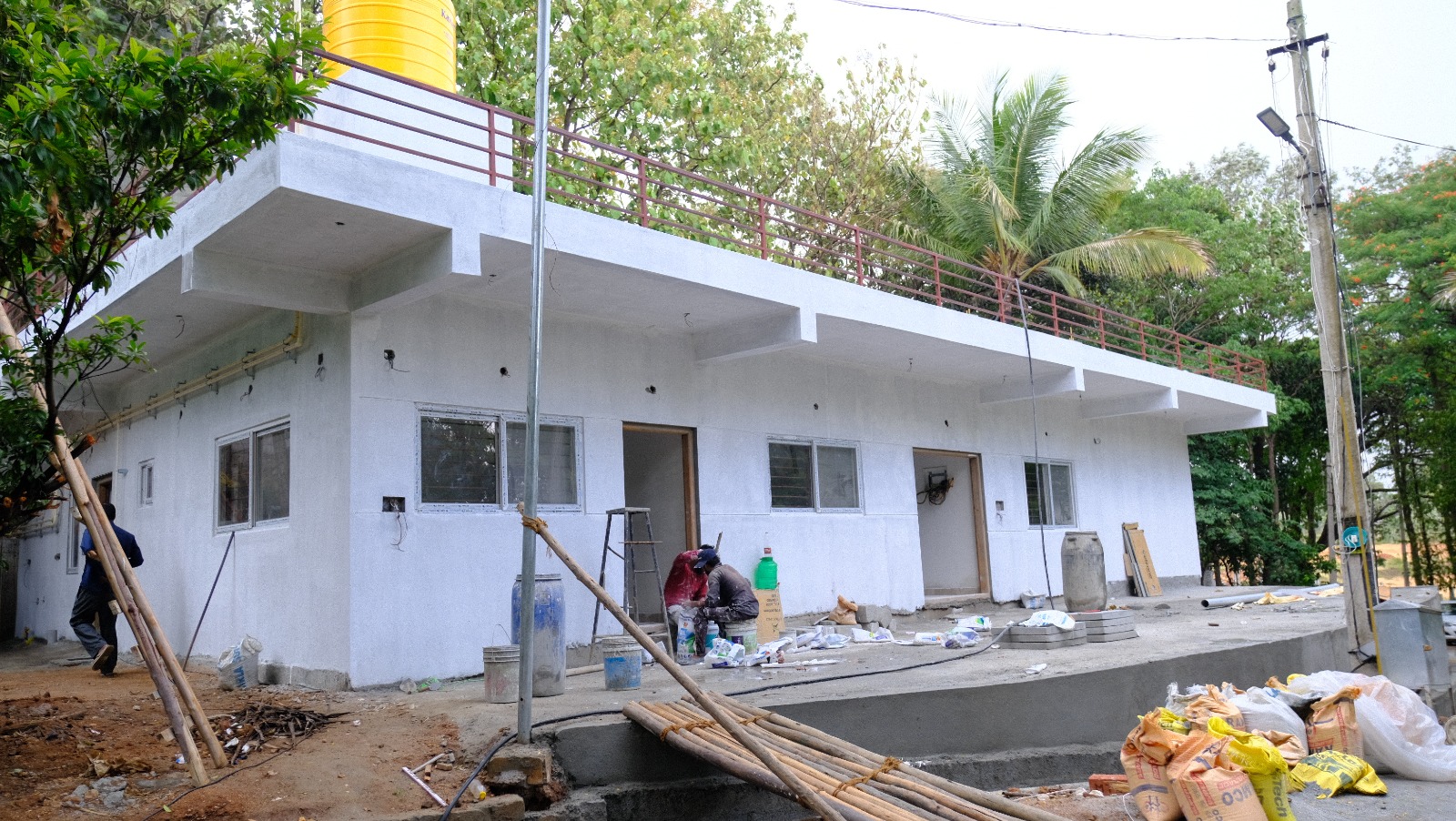 Multistorey residential construction project photograph